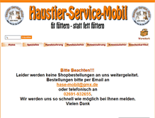Tablet Screenshot of hase-mobil.de
